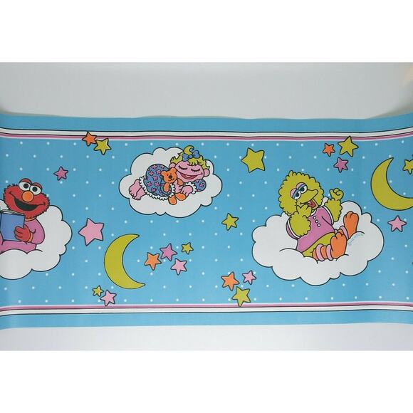 Sesame Street Wallpaper Border- Nursery Baby - Pattern SHB266 - Picture 2 of 2